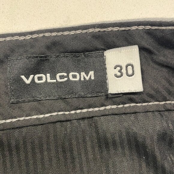 Volcom Gray Shorts, Heathered Gray, Flat Front, Side Pockets, Classic, Size 30 - Picture 6 of 8